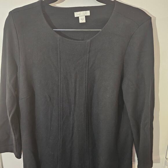 J.Jill Ponte Shift Dress with Pockets Size XS Minimalist Career Neutral Basic - Picture 3 of 6